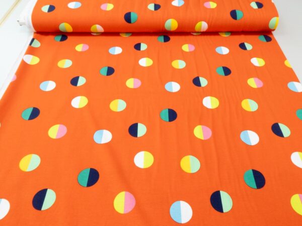Stoff Jersey Kinderrassel orangerot – Bild 3