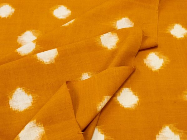 Stoff Ikat Turmeric Indian Cotton - Image 2