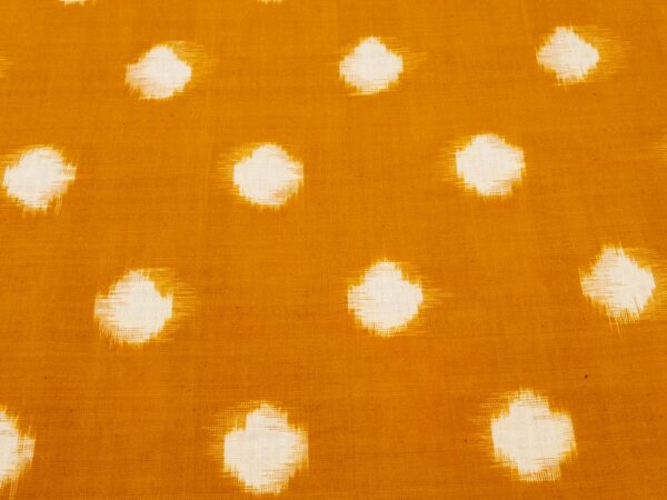 Stoff Ikat Turmeric Indian Cotton