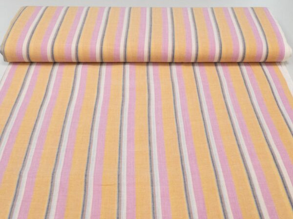 Stoff Indian Cotton Peach Melba - Image 3