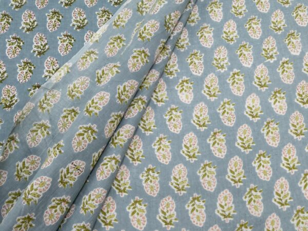 Stoff Indian Cotton Phoebe Blues - Image 2