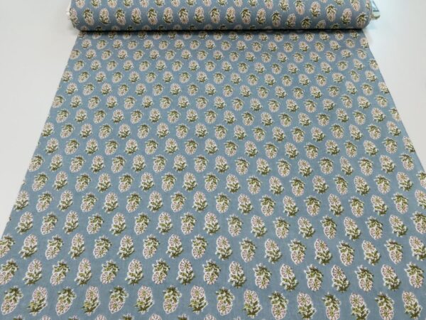 Stoff Indian Cotton Phoebe Blues - Image 3