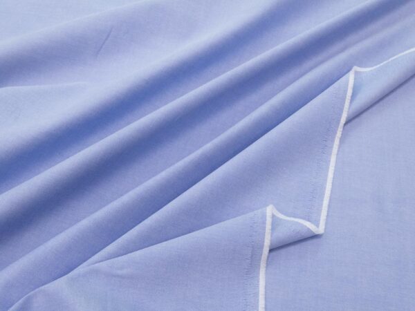 Stoff Baumwolle Oxford himmelblau – Bild 2